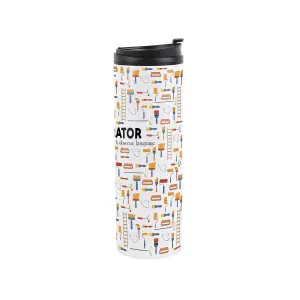 Decorator Travel Mug - Novelty Trades Gift Stainless Steel Vacuum-Sealed Double-Walled Hot/Cold Drinks Travel Flask