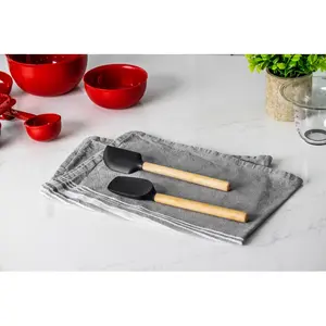 2 Piece Bamboo Spatula Set