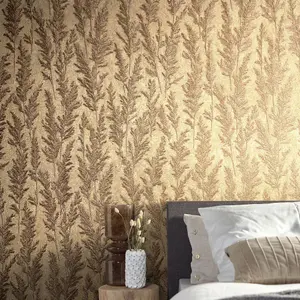 Galerie Natural Opulence Bronze Brown Feathery Tree Wallpaper Roll