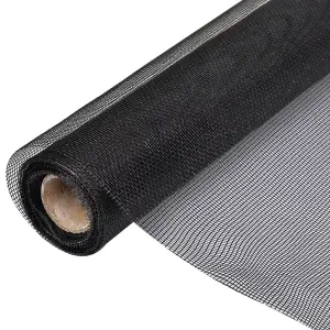 Berkfield Mesh Screen Fiberglass 100x1000 cm Black