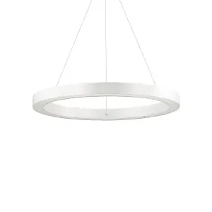 Luminosa Oracle Integrated LED Medium Ceiling Pendant White 3000K