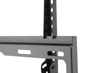 Table top TV-Stand in black, adjustable