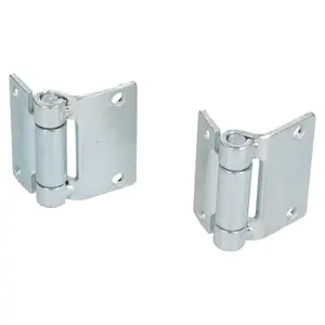 Pressed Steel Hinge Heavy Duty 65x73mm Industrial Door Hatch Locker 2PK