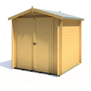 Shire Bradley 7x7 Log Cabin 19mm Logs