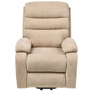 Electric Recliner Chair RISE Fabric Beige