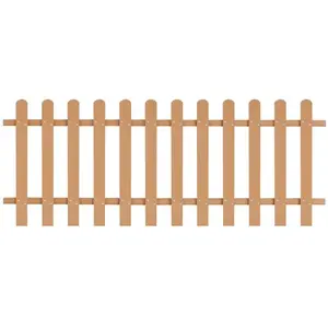 Ayia Grey Composite Fence Panels Brown / 80cm H x 200cm W