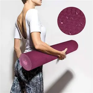 Non Slip TPE Yoga Mat Eco Friendly Exercise & Workout Mat With Carrying Strap Ty