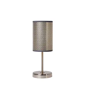 Lucide Moda Cottage Table Lamp 13cm - 1xE27 - Grey