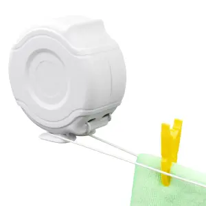 KCT Washing Line Twin Retractable Clothesline - 13m x 2