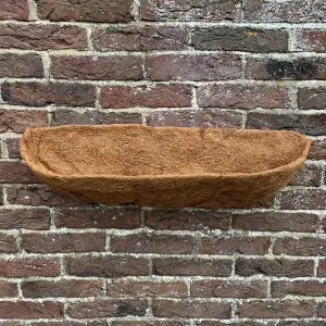 Extra Deep Coco Wall Trough Planter Liner (60cm)