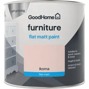 GoodHome Ikoma Flat matt Furniture paint, 500ml