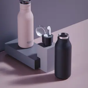 Earphone H2 Audio Insulated Water Bottle Stainless Steel 600ml Black