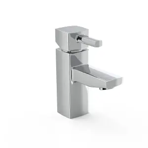 Nes Home Newport Bathroom Basin Sink Mono Mixer Tap & Waste Chrome