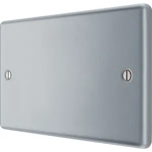 BG Metal Clad Industrial Double Blank Plate, Scratch Resistant