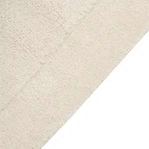 Viscose Area Rug 80 x 250 cm Beige BERANI