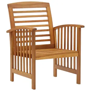 vidaXL Garden Chairs 2 pcs Solid Acacia Wood