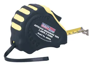 Sealey Auto Lock Tape Measure 7.5m(25ft) x 25mm - Metric/Imperial AK995