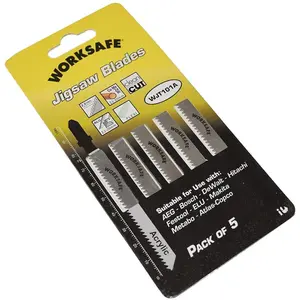 Jigsaw Blade for Metal 75mm 12tpi Pack of 5 by Ufixt