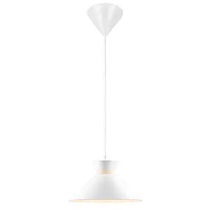 Nordlux Dial 25 Indoor Living Room Dining Office Hallway Pendant Ceiling Light in White (Diam) 25cm