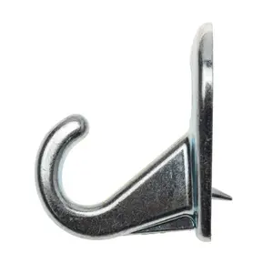 Corefix Spike Large Wall Hook. Nickel Finish with fixing