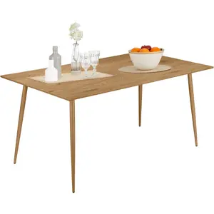 Armendariz Dining Table Oak / H76 x L160 x W90cm