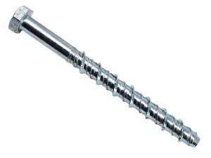 MasonMate Hex Concrete Screwbolts 10mm x 130mm - Durable Pack of 50 for Reliable Anchoring Solutions