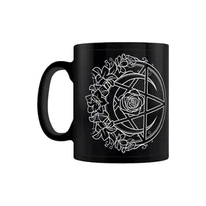 Requiem Collective Monochrome Pentacle Mug Black/White (One Size)