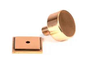 From The Anvil Polished Bronze Kelso Cabinet Knob - 32mm (Square)