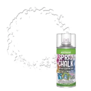 Rust-Oleum Decorative White Chalky Topcoat Spray paint, 150ml