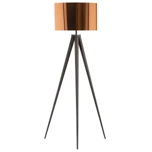 Tripod Floor Lamp Copper STILETTO