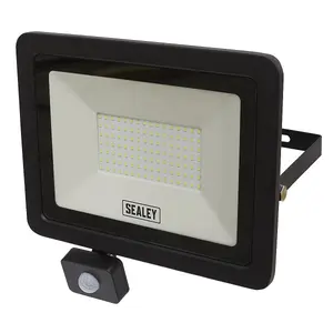 Sealey Extra Slim Floodlight with PIR Sensor 100W SMD LED LED115PIR