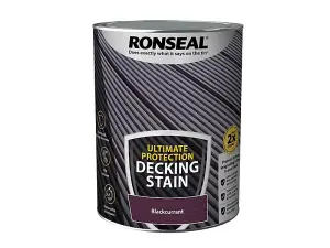 Ronseal 39220 Ultimate Protection Decking Stain Blackcurrant 5 litre RSLNUDSBC5L