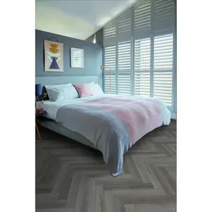 Colon 4645 Bridgewater Oak L/Prq Grey Parquet Effect Glue-Down LVT For Home (All Rooms), 2mm Matte LVT 3.34 m² Per Pack