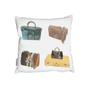 Cushions - Handbag collage (Cushion) / 45cm x 45cm