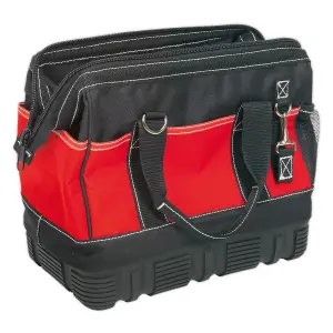 Sealey Tool Bag 305MM Hard Base Pouch Storage Caddy Toolbag AP509