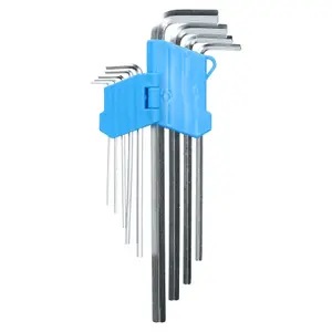 Extra Long Metric MM Allen Hex Keys 9pc Hard Wearing Set