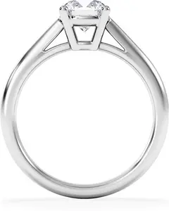 1 Carat Diamond Engagement Ring Elysia Lab Fvs1 18K White Gold