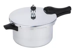 Prestige Silver Round Aluminium Pressure Cooker 4 Litre