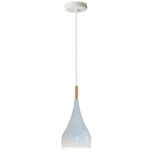 Byrd 1 - Light White Single Pendant White