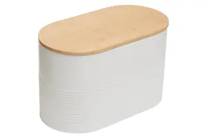 Maison by Premier Alton White Bread Bin