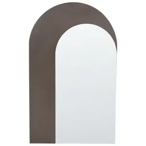 Beliani Retro Wall Mirror PIGNY Brown