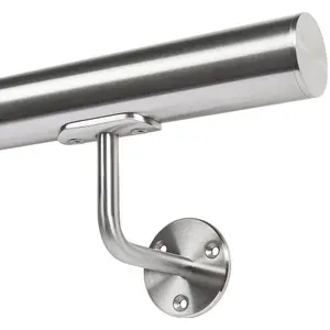 EAI - Handrail Kit Grab Rail Bar for Entrances - 1000mm - Grade 304 Satin Stainless Steel