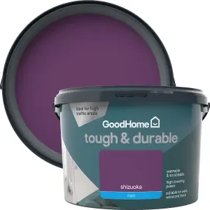 GoodHome Durable Shizuoka Matt Emulsion paint, 2.5L