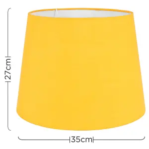 ValueLights Aspen Modern Yellow Fabric Table Floor Light Shade