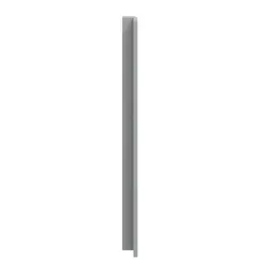 GoodHome Alpinia Matt Slate Grey Painted Wood Effect Shaker Matt slate grey wood effect Tall Wall corner post, (W)59mm