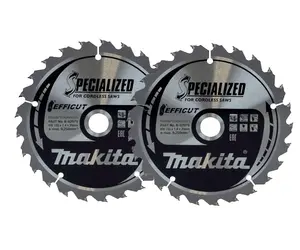 2 x Makita B-62979 165mm x 20mm 25 Teeth Efficut Circular Saw Blade DHS680Z