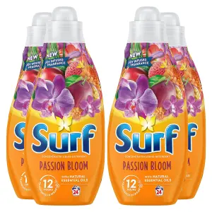 Surf Laundry Washing Liquid Detergent Passion Bloom 2.6 Litre, 96 Washes, 4Pk