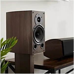 Wharfedale Diamond 9.1 Bookshelf Speakers (Pair), Walnut