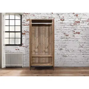 Birlea Urban 2 Door Wardrobe Rustic