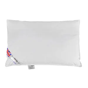 Homescapes White Duck Down Pillow